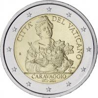 Vatikan 2 Euro 2021 Caravaggio - 450. Geburtstag 