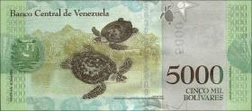 Venezuela P.097b 5000 Bolivares 18.8.2017 (1) 