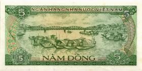 Vietnam / Viet Nam P.092s 5 Dong 1985 Specimen (1) 