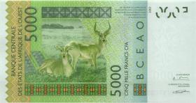West-Afr.Staaten/West African States P.317Cc 5000 Francs 2005 (1) 