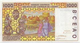 West-Afr.Staaten/West African States P.611Hg 1000 Francs 1997 (1) 