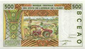 West-Afr.Staaten/West African States P.810Ta 500 Francs 1991 (1) 