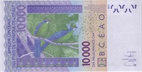West-Afr.Staaten/West African States P.Neu 10.000 Francs 2021 (1) 