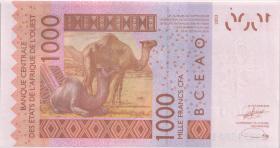 West-Afr.Staaten/West African States P.115Aw 1.000 Francs 2023 (1) 