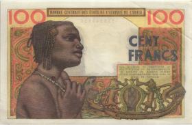 West-Afr.Staaten/West African States P.201Bb 100 Francs 1961 (2) 