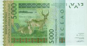 West-Afr.Staaten/West African States P.617Hc 5000 Francs 2005 (1) 