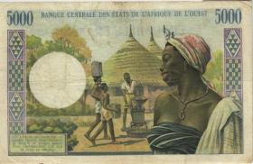 West-Afr.Staaten/West African States P.104Ah 5.000 Francs (1961-65) (3) 