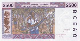 West-Afr.Staaten/West African States P.812Tc 2500 Francs 1994 (1) 