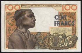 West-Afr.Staaten/West African States P.201Bc 100 Francs 1961 (1) 