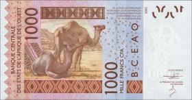 West-Afr.Staaten/West African States P.715Kl 1000 Francs 2014 (1) 