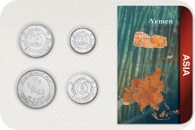 Kursmünzensatz Jemen 
