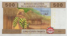 Zentral-Afrikanische-Staaten / Central African States P.206Ub 500 Fr. 2002 (1) 