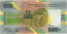 Zentral-Afrikanische-Staaten / Central African States P.700 500 Francs 2022 (1) 