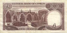 Zypern / Cyprus P.53a 1 Pound 1.4.1987 (3) 