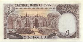 Zypern / Cyprus P.53b 1 Pound 1992 (1) 