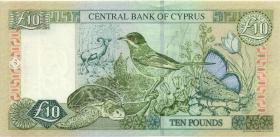 Zypern / Cyprus P.62a 10 Pounds 1.10.1997 (1) 