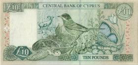 Zypern / Cyprus P.62b 10 Pounds 1998 (2) 