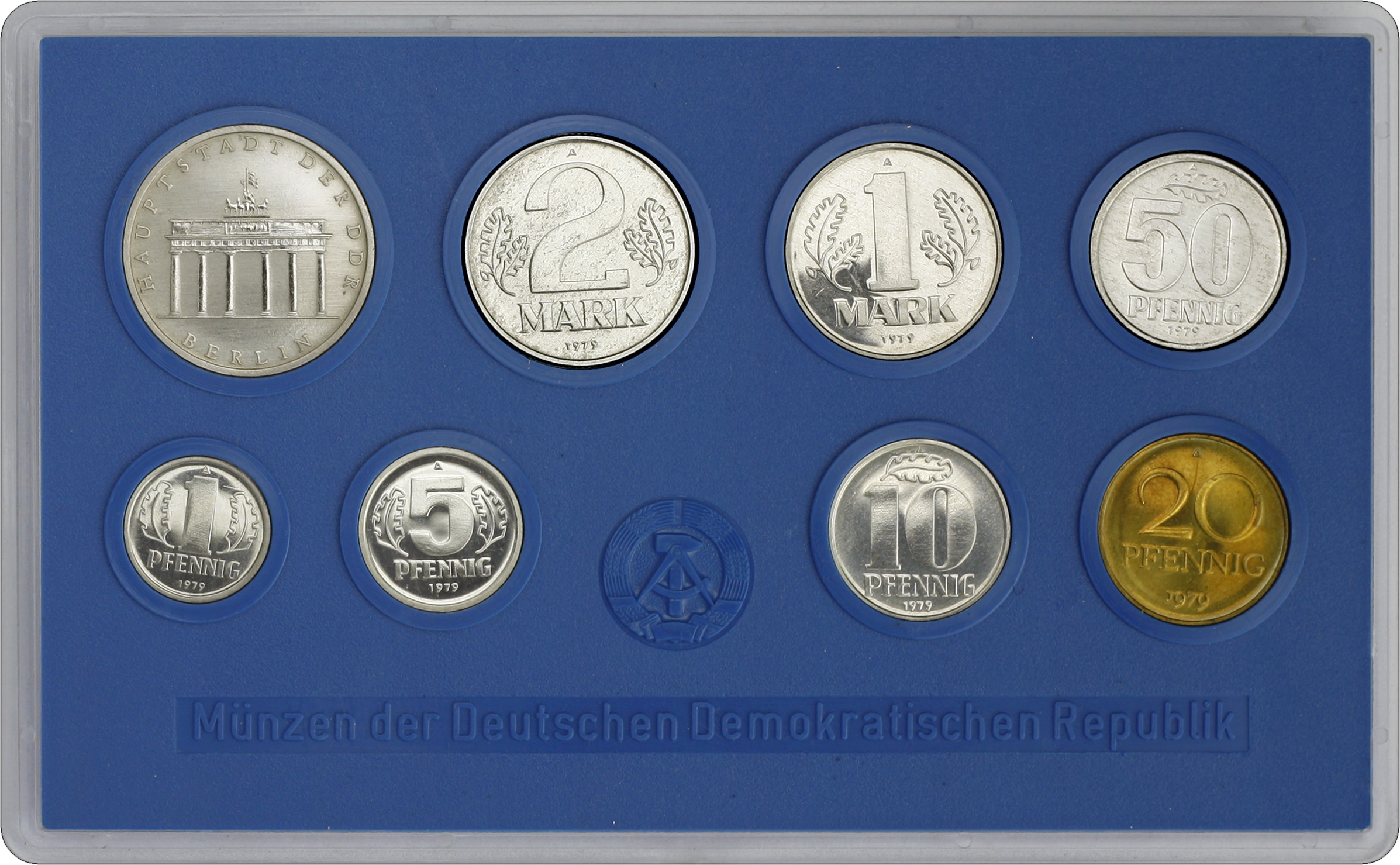 DDR Kursmünzensatz 1979 stgl