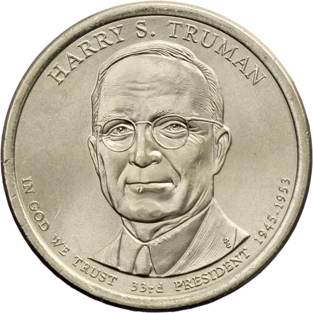 1 Coin Truman Dollar. 2015 –D Pres 